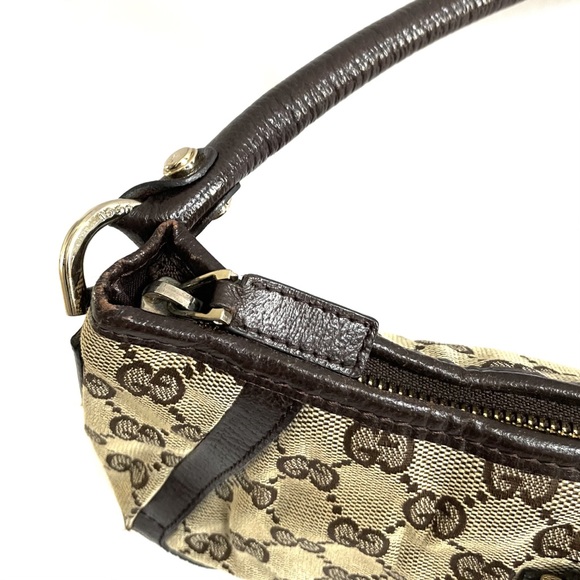 SOLD 🥰Gucci GG Canvas Brown Shoulder Bag - Picture 7 of 8